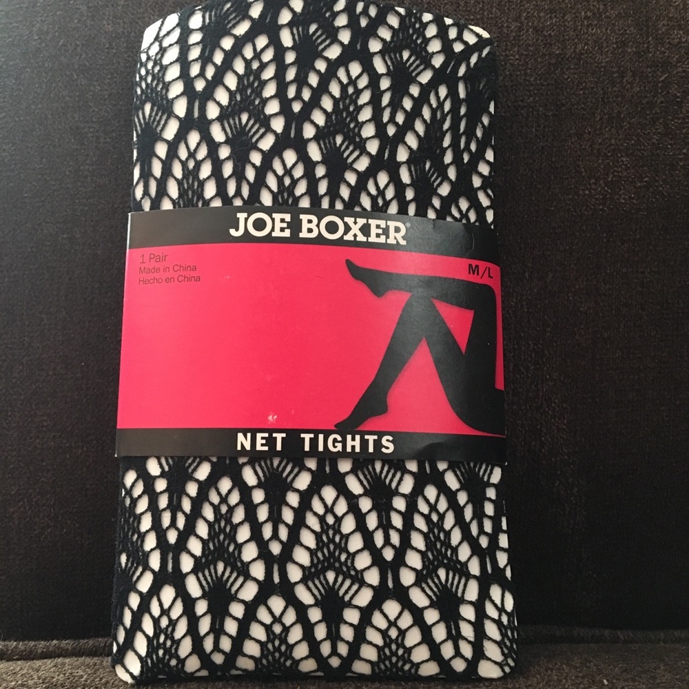 👛 Black Net Tights Size M/L 130-175 Lbs NWT